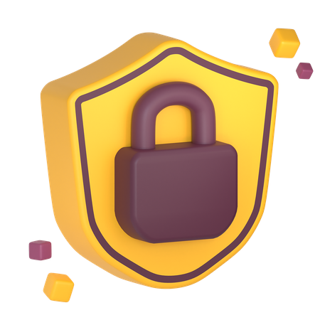 Lock Shield  3D Icon