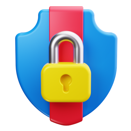 Lock Shield  3D Icon