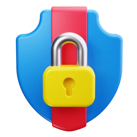 Lock Shield  3D Icon