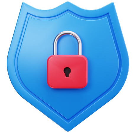 Lock Shield  3D Icon