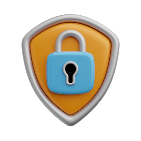 Lock Shield  3D Icon