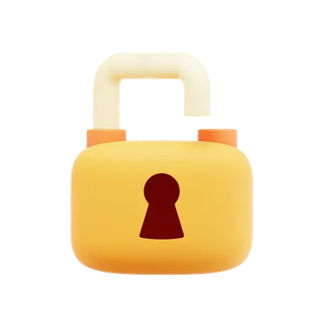 Lock Unlock  3D Icon