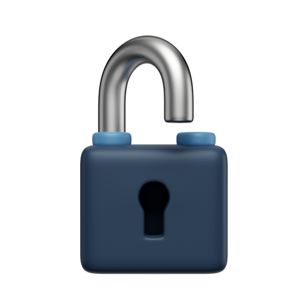 Lock Unlock  3D Icon