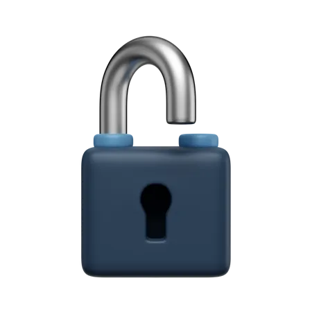 Lock Unlock  3D Icon