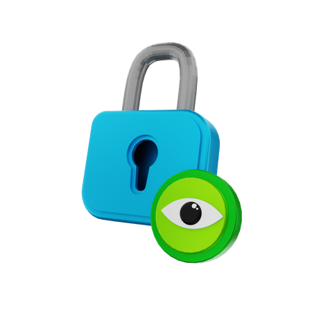 Lock View  3D Icon
