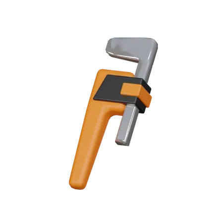 Lock Wrench 3 D Icon 3D Icon