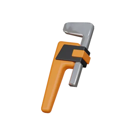 Lock Wrench  3D Icon