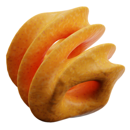 Locke abstrakte form  3D Icon