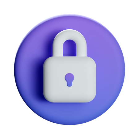 Locked  3D Icon