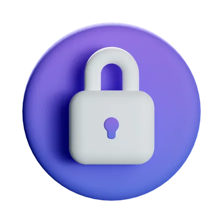 Locked  3D Icon