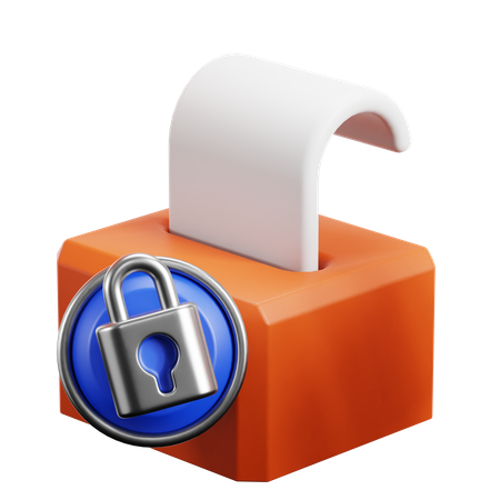 Locked  3D Icon