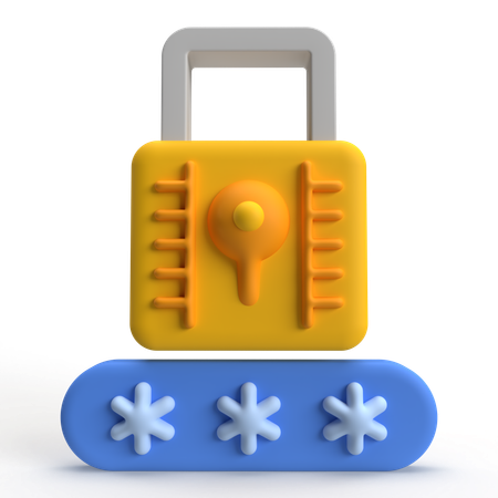 Locked  3D Icon