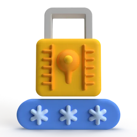 Locked  3D Icon