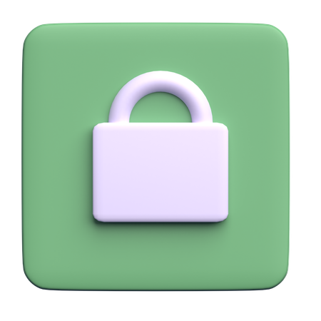 Locked  3D Icon