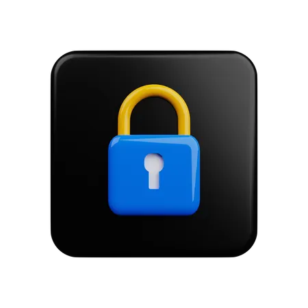 Locked  3D Icon