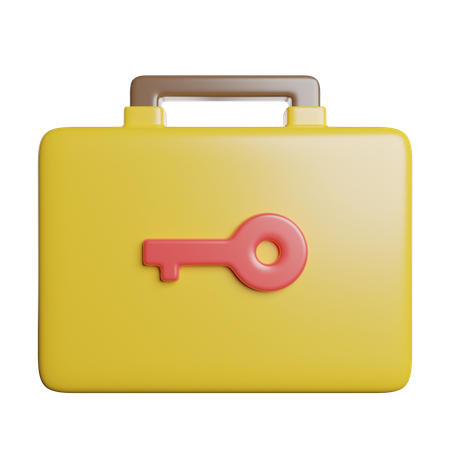 Locked Bag  3D Icon
