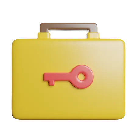 Locked Bag  3D Icon
