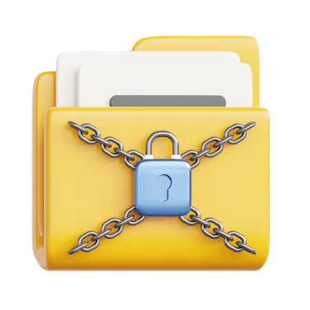 Locked Folder  3D Icon