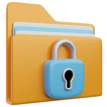 Locked Folder  3D Icon