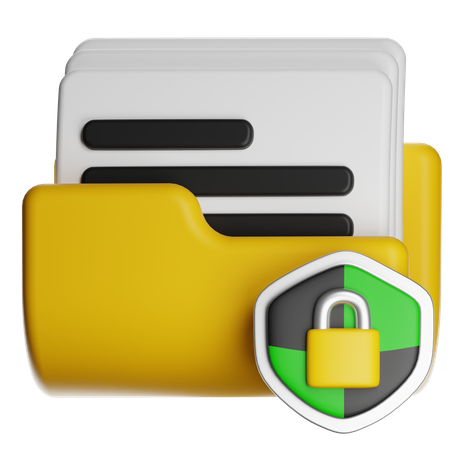 Locked Folder  3D Icon