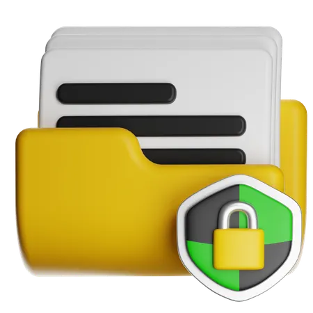 Locked Folder  3D Icon