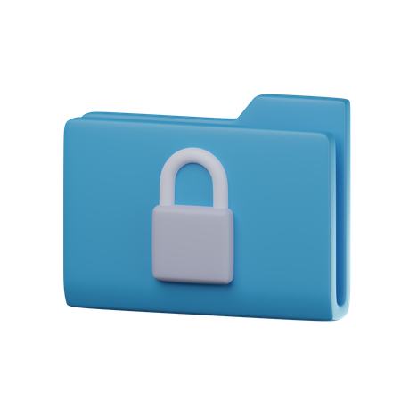 Locked Folder  3D Icon