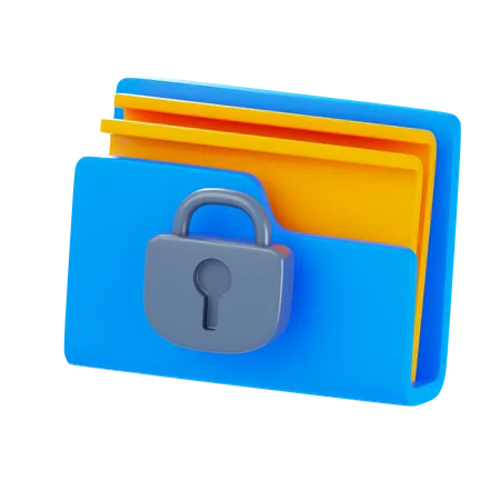 Locked Folder  3D Icon