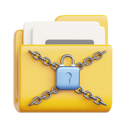 Locked Folder  3D Icon