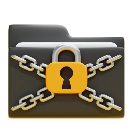 LOCKED FOLDER  3D Icon