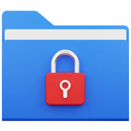 Locked Folder  3D Icon