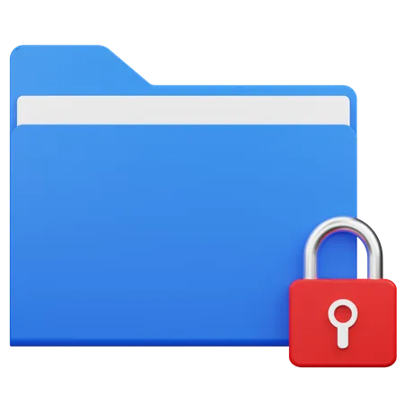 Locked Folder  3D Icon