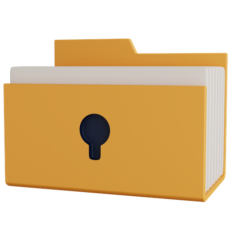 Locked Folder  3D Icon