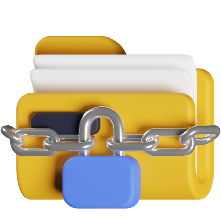 Locked Folder  3D Icon