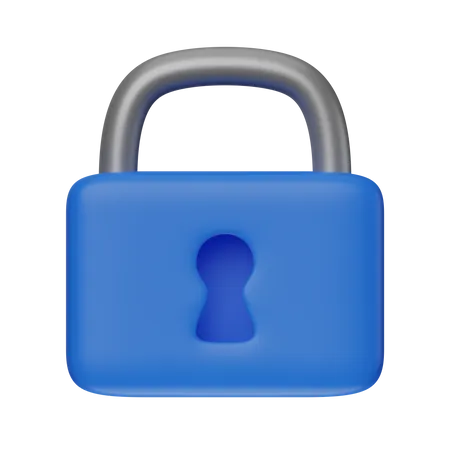 Locked Padlock  3D Icon