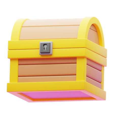 Locked Treasure  3D Icon