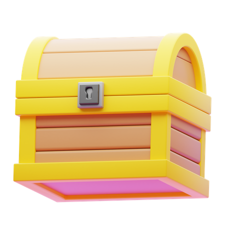 Locked Treasure  3D Icon