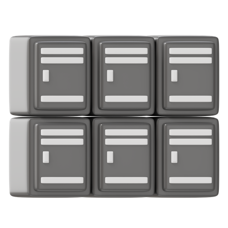 Locker  3D Icon