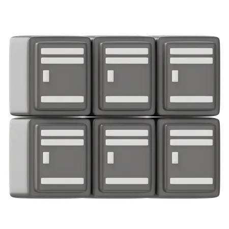 Locker  3D Icon