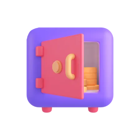 Locker  3D Illustration