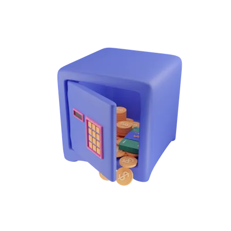 Locker  3D Illustration