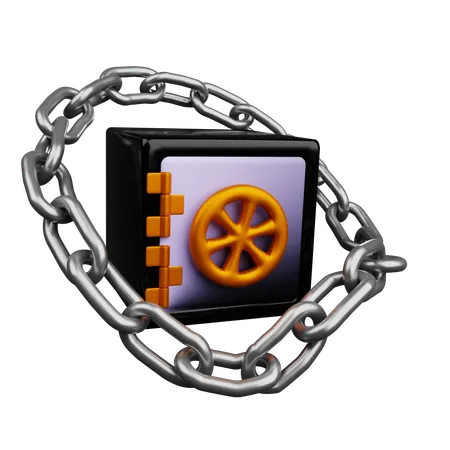 Locker Chain  3D Icon