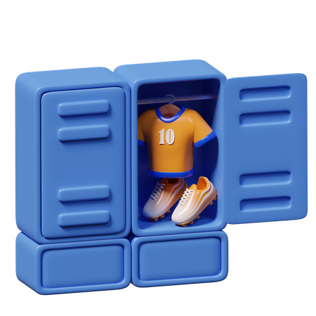 라커룸  3D Icon