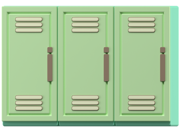 Locker Room  3D Icon