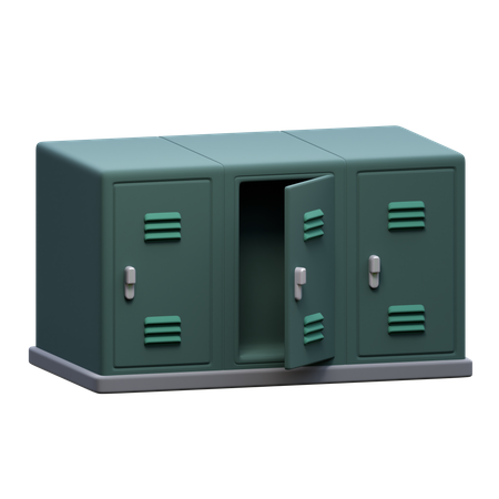 Locker Room  3D Icon