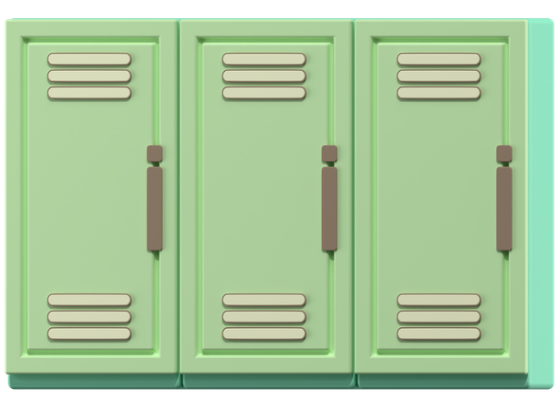 Locker Room  3D Icon