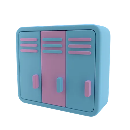 Locker Room  3D Icon