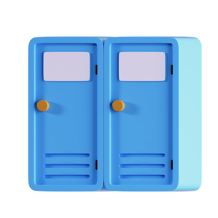Locker School  3D Icon