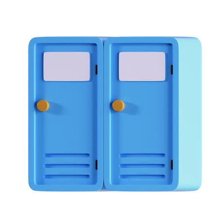 Locker School  3D Icon