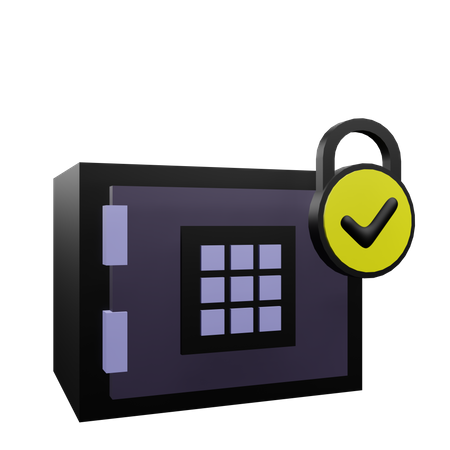 Locker Security  3D Icon