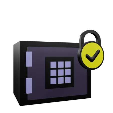 Locker Security  3D Icon